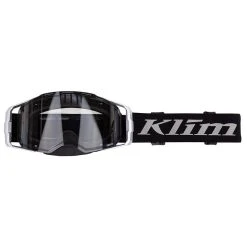 Goggles Klim Edge Focus Metallic Silver Goggle Lens Clear
