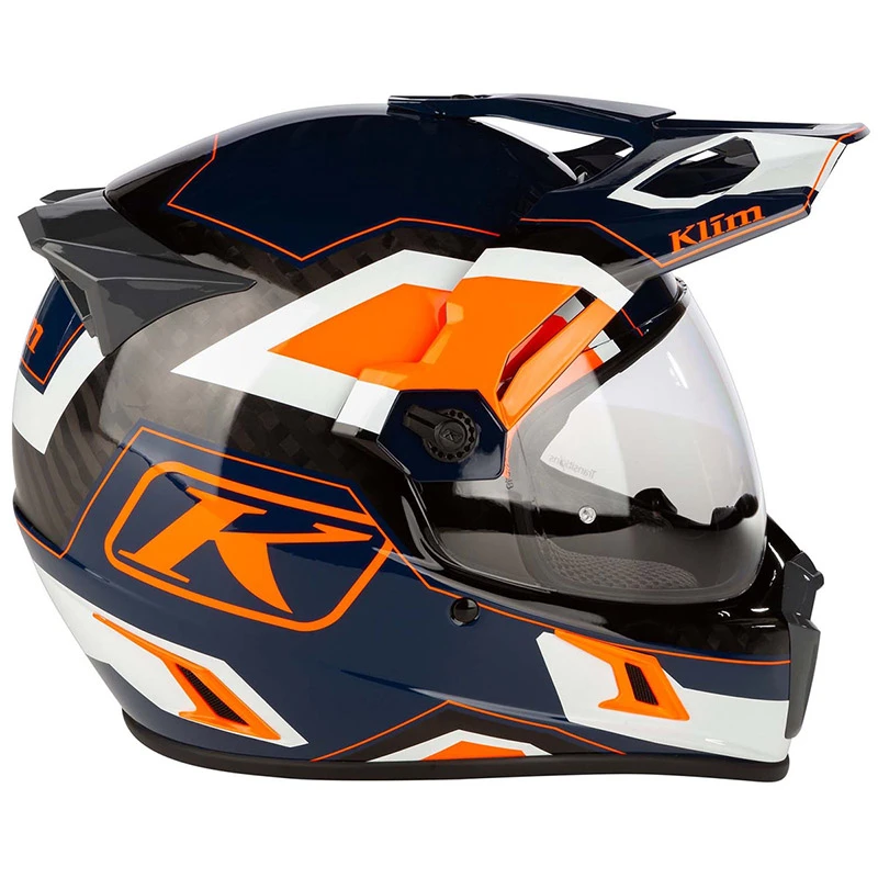 Crosstourer Klim Krios Pro Rally Striking Helmet Orange 2 Crosstourer Klim Krios Pro Rally Striking Helmet Orange - Image 2