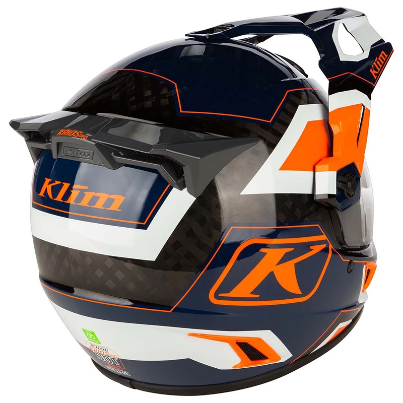 Crosstourer Klim Krios Pro Rally Striking Helmet Orange 4 Crosstourer Klim Krios Pro Rally Striking Helmet Orange - Image 4
